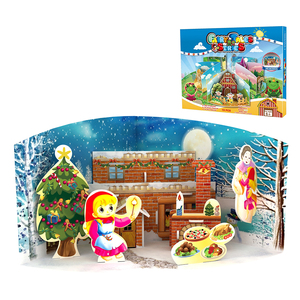 Puzzle de conte de fées 3D pour petites filles, en papier, bricolage, assorti, 19 pièces - Product Image 3