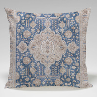 Amity Maroc Impression turque Housses de coussin Carré indien 18x18 Housse de coussin Taies d'oreiller mexicaines marocaines