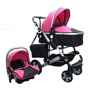 <strong>3in1</strong> Baby Strollers Luxury Baby Stroller <strong>Pram</strong> 3 in 1 Travel System Baby Stroller - Product Image 6
