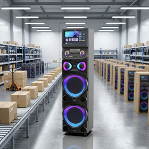 ลำโพงคาราโอเกะ EV1299 120W หน้าจอสัมผัส พร้อมไมโครโฟนในตัว WiFi 5.0 ใช้พลังงานแบตเตอรี่ ตัวเครื่องทำจากพลาสติก - Product Image 4