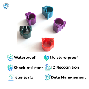 Anillo Electrónico RFID para Patas <span class=keywords><strong>de</strong></span> Aves, Dispositivo <span class=keywords><strong>de</strong></span> Rastreo con Chip ID 4100 <span class=keywords><strong>de</strong></span> 125KHz, Suministros <span class=keywords><strong>de</strong></span> Entrenamiento - Product Image 2