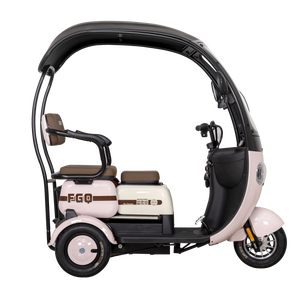 FGQ 2026 Tricycle Électrique à Carrosserie Ouverte avec Visage de Panda Mignon, 800W, 25km/h, Capacité 200kg, pour <span class=keywords><strong>Transport</strong></span> Familial et Adultes - Product Image 5