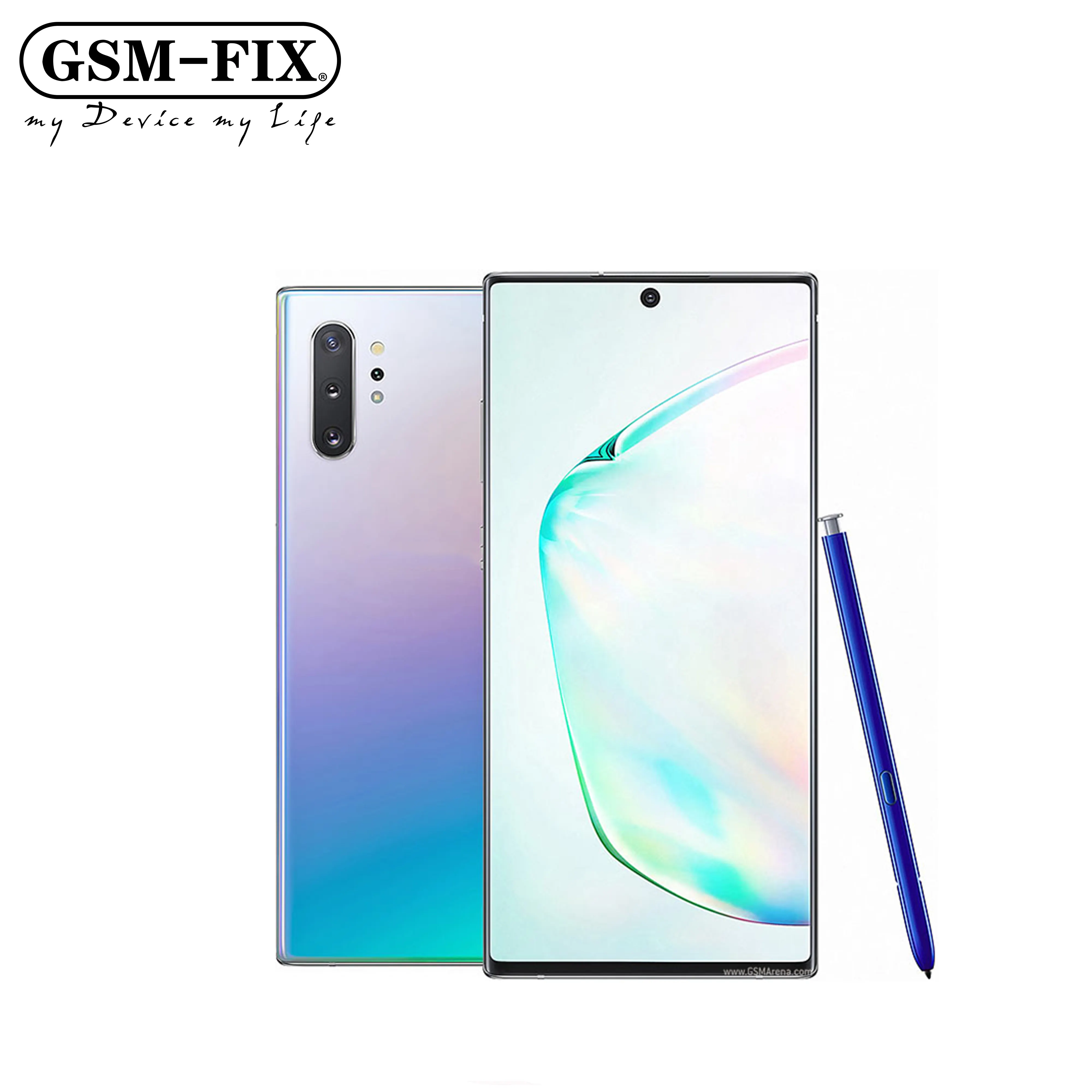 GSM-FIX मूल सैमसंग गैलेक्सी के लिए एक वर्ग मोबाइल फोन Celulares Note10 + प्लस स्मार्टफोन Note10 + N975F