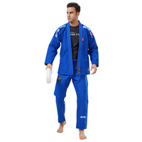 Kimono de Jiu-Jitsu personnalisé, broderie OEM, marque privée, uniforme d'arts martiaux unisexe pour adultes