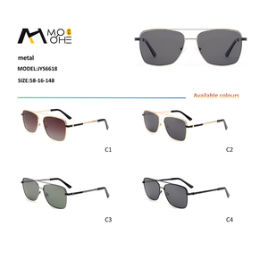 Kính cho nam giới với kính mát tính năng, phong cách tinh vi, 2025 mô hình mới, retro đôi-bar thiết kế, <span class=keywords><strong>UV</strong></span> bảo vệ kính mát. - Product Image 4