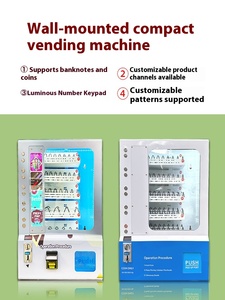Pequeña máquina expendedora de pago de monedas/efectivo/tarjeta refrigerada no tripulada con función SDK Integración basada <span class=keywords><strong>en</strong></span> la nube Lista para exportar - Product Image 5