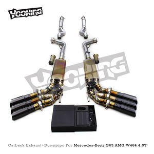 Индивидуальная выхлопная система Valvetronic для Mercedes-Benz G63 AMG W464 4,0 T 2019-2024 SUS304, Титановый Глушитель Catback - Product Image 6