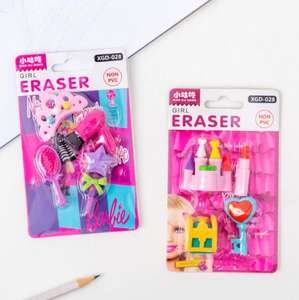 Ensemble <span class=keywords><strong>de</strong></span> gommes magiques Princesse, gommes pour étudiants, papeterie, fournitures scolaires - Product Image 2