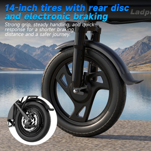 <span class=keywords><strong>Vélo</strong></span> <span class=keywords><strong>électrique</strong></span> pliable Urban 250W avec assistance au pédalage et conception à pliage rapide, roues de 14 pouces, entrepôt UE - Product Image 6