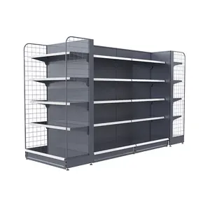 Aangepaste Supermarkt Planken Metalen Supermarkt Winkel Voedsel Rekken Display Rack