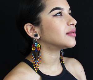   Pendientes Huichol Hechos a Mano - Product Image 1