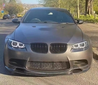 Pour BMW E90 E92 E93 M3 2004-2011, lèvre avant en fibre de carbone, style pare-chocs de voiture, séparateur de pare-chocs, jupes latérales, diffuseur, spoiler pour pare-chocs avant