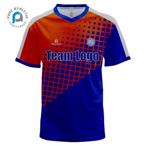 Pure Groothandel Custom V-Hals Truien Voetbal Origineel Ontwerp Thai Retro Voetbal Jersey Hoge Kwaliteit Voetbal Uniform Top Heren - Product Image 1