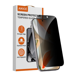 Muestra gratis Protector de pantalla de privacidad de vidrio templado antiespía irrompible HD Clear Anti-Shock para teléfono móvil <span class=keywords><strong>Google</strong></span> Pixel 9 Pro - Product Image 1