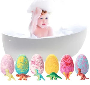All Natural Bath Bombs for Kids Dino Egg Shaped Aromatherapy Romantic BathBomb Relaxing Dinosaur Bath Bombs with surprise inside