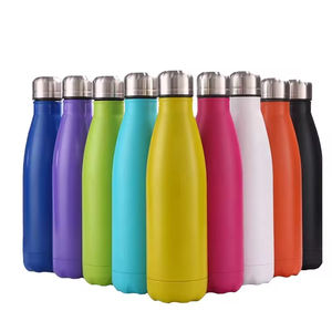 Botella de Agua Deportiva Aislada de Acero Inoxidable con Forma de Cola, Personalizable con Logotipo, Termo de Vacío para Viajes, Campamentos y Gimnasio - Product Image 2