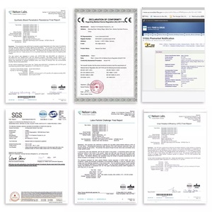 Mascarilla desechable de 4 capas, OEM, EN149, de tela no tejida, con elástico para la cabeza, forma de cuenco, con carbón activado, de seguridad - Product Image 3