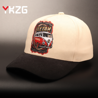 Gorras de Béisbol Personalizables con Bordado a Color, Visera Curva Profunda, de Algodón, Bicolor, Deportivas, con Letras, Estilo Business, de 5 Paneles, con Logotipo