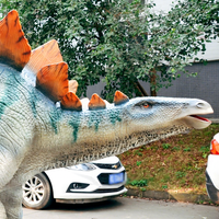 Modèle de dinosaure animatronique réaliste sur mesure, petit format, étanche, pour usage intérieur/extérieur, idéal pour les aires de jeux, les garderies et les centres commerciaux