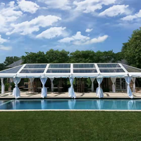 Tente de mariage gonflable pour l'événement Fournisseur Chapiteau Fournisseur Usine PVC Industries Ventes Permanent Clear Top Span