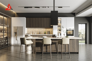 ชุดตู้ไม้แลคเกอร์เฟอร์นิเจอร์ห้องครัวดีไซน์แบบแยกส่วน - Product Image 4