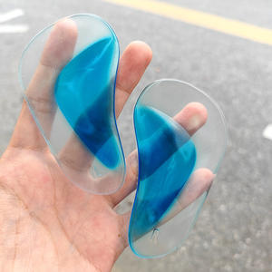 Almohadillas de soporte de arco de gel para hombres y mujeres, <span class=keywords><strong>plantillas</strong></span> de zapatos para pies planos, inserciones de arco reutilizables para fascitis plantar, almohadilla de arco - Product Image 6