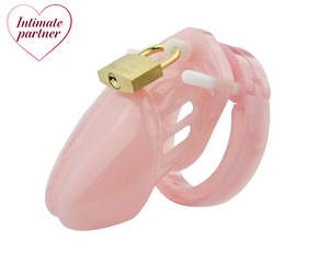 Petit dispositif de chasteté masculin standard, cage à pénis avec 5 anneaux de différentes tailles, serrure en laiton, étiquettes de numérotation de verrouillage, jouets sexuels <span class=keywords><strong>CB6000</strong></span> - Product Image 6