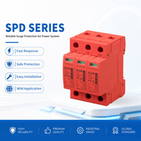 Dispositif de protection contre les surtensions EAST Red 3P 275V AC SPD 20kA/40kA T2, cuivre plastique pour protection contre la foudre triphasée, YSP A1