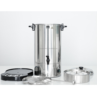 Percolateur en acier inoxydable de qualité commerciale, 1-10l, pour la restauration, chaudière à eau chaude