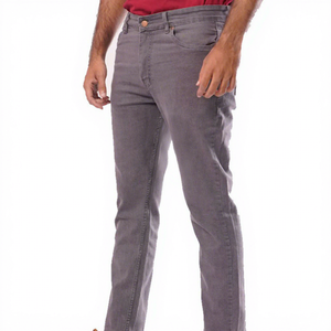 Pantalones Vaqueros Casuales de Alta Calidad para Hombre, Transpirables, con Botones, de Color Sólido, Ligeros, 100% Algodón, Más Vendidos para Adultos, para Otoño e Invierno - Product Image 1