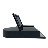 Boîte d'affichage vidéo numérique acrylique de style piano de marque haut de gamme écran LCD IPS personnalisable de l'artisanat en papier