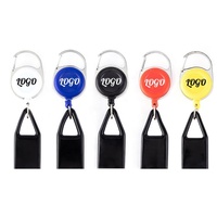 Nouveau porte-briquet rétractable portable haut de gamme 2026 avec logo personnalisé, clip porte-clés et laisse pour accessoires de fumeur