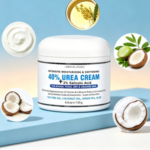 Crema con 40% de Urea y 2% de Ácido Salicílico, Crema Corporal Hidratante Intensiva, Crema Exfoliante para Pies Ásperos, Gruesos, Secos y Agrietados - Product Image 3