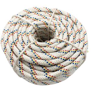 El fabricante suministra cuerda de escalada de poliéster blanca de 9 mm y 50 m, cuerda para escalada en roca y cuerda de extensión para exportación. - Product Image 1