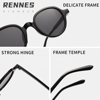 [Pack] Lunettes de soleil unisexes rétro à monture ronde intégrale, tendance et de haute qualité, protection UV400, pour adultes, protection UV %