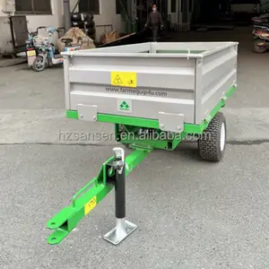 2 wheel tractor hydraulic tipper trailer for sale