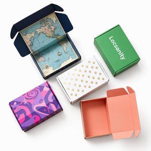 2026 Neuer Trend Schwarze Versandbox Großhandel Maßgefertigte Verpackungsboxen Schuhkartons Versandbox in Hoher Qualität - Product Image 1
