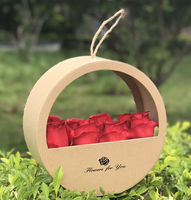 Boîtes rigides en gros pour la Saint-Valentin, 2 mm, panier à fleurs, amour, vœux, boîte vide pour roses, chocolat, fraises, pour anniversaire
