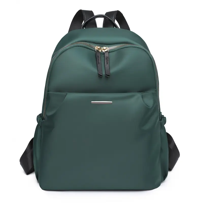 Retro simple style backpack 2023 new Korean version of the bag women's large capacity leisure solid color college backpack