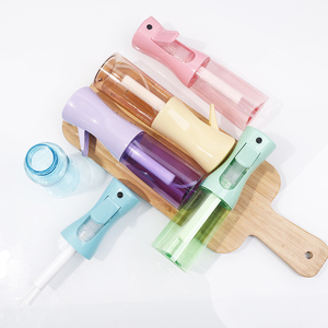 200ml 300ML Mist Spray Bottle Plastic <strong>Misty</strong> Trigger Water Sprayer Bottle for Salon Barber Hair Fine Mist Continuous Spray Bottle