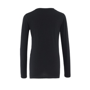 Top aderente in lana Merino girocollo a maniche lunghe con Base <span class=keywords><strong>termica</strong></span> da <span class=keywords><strong>donna</strong></span> - Product Image 2