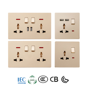 Nuevo DISEÑO 1/2/3/4 Gang 1/2 Way 16a interruptor de pared y fabricantes de enchufes interruptores de pared eléctricos - Product Image 2