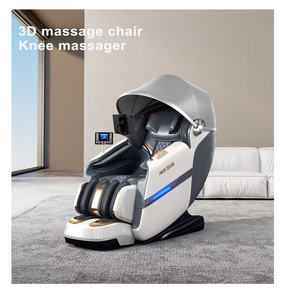 Ghế massage hiện đại 4D cao cấp VCT Luxury AI Voice, công nghệ Trung Quốc, màu đen sang trọng, đường ray SL, chức năng sưởi ấm, quét toàn thân, không trọng lực, con lăn 4D - Product Image 3