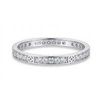 Bagues fines pour les doigts en argent sterling 925 plaqué or classique pour femmes avec zircon scintillant, accessoires de bijoux de mariage