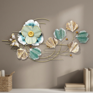 Diseño de hoja de media luna, Panel de Arte de pared de Metal de hierro, excelente colgante decorativo para el hogar al aire libre para uso Interior - Product Image 2