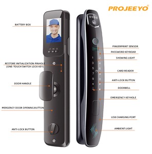 Tuya Smart <strong>Lock</strong> for <strong>Bluetooth</strong> Wireless Keyless <strong>Control</strong> Smart <strong>Door</strong> <strong>Lock</strong> for Home Hotels Aluminum <strong>Door</strong> <strong>Lock</strong> Card Code Entry - Product Image 2