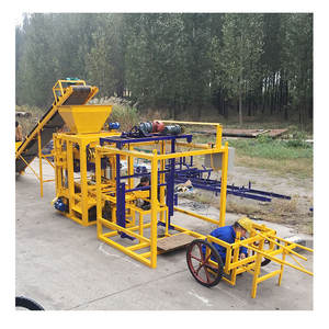 Maquinaria para Fabricar Ladrillos de Hormigón QTJ4-26, Máquina de Bloques, Línea de Producción de Ladrillos Huecos de Cemento y Arena, Fábrica para Pequeñas Empresas - Product Image 3