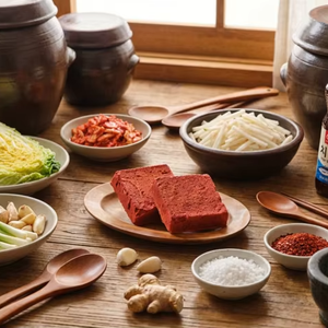 Cubo de Condimento para Kimchi, Bloque de Salsa Estilo Coreano, Concentrado de Fácil Disolución para Cocina Casera y Procesamiento de Alimentos - Product Image 1