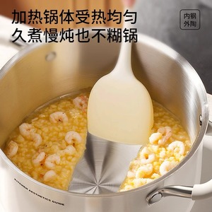 Casserole en acier inoxydable 316, 5L, compatible induction, pour cuisinières à gaz et à induction - Product Image 4
