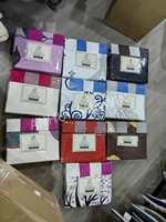 Nouvel ensemble de draps de lit à fleurs 6 pièces à prix abordable, faible MOQ, en microfibre, taille Queen et King, style américain, ensemble de draps 6 pièces